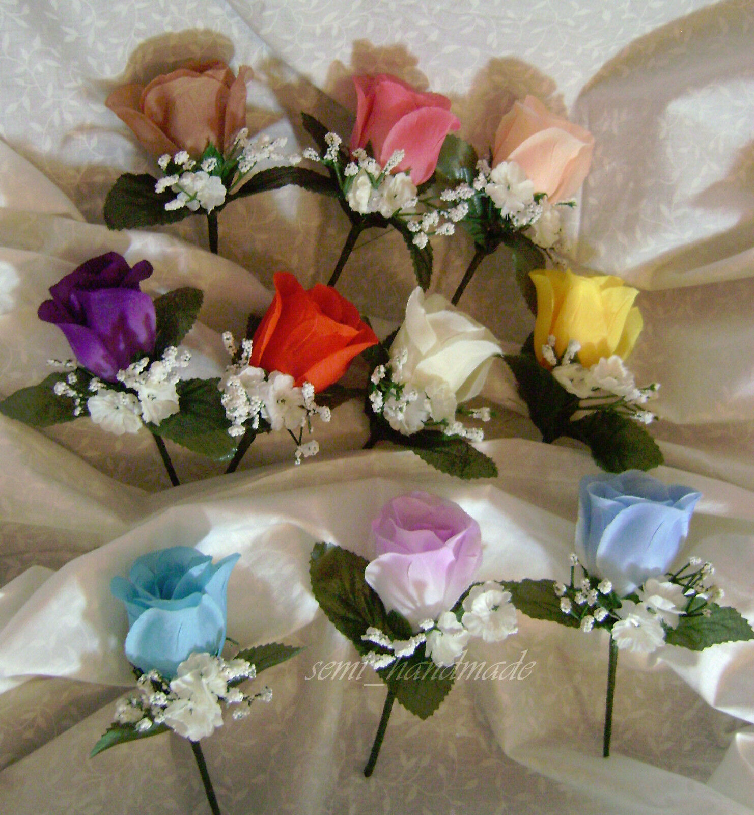 Rose Boutonniere~corsage~your Choice~groom~best Man~men~prom~wedding~quinceanera