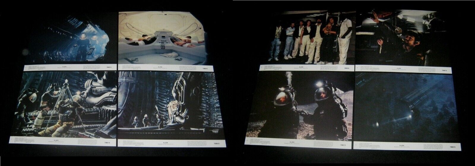 Original Alien Lobby Card Set 11x14 Weaver John Hurt Skerritt Harry Dean Stanton