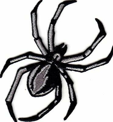 Spider, Black Widow  Insect Bug 3.5" Logo Sew Iron On Embroidery Applique Patch