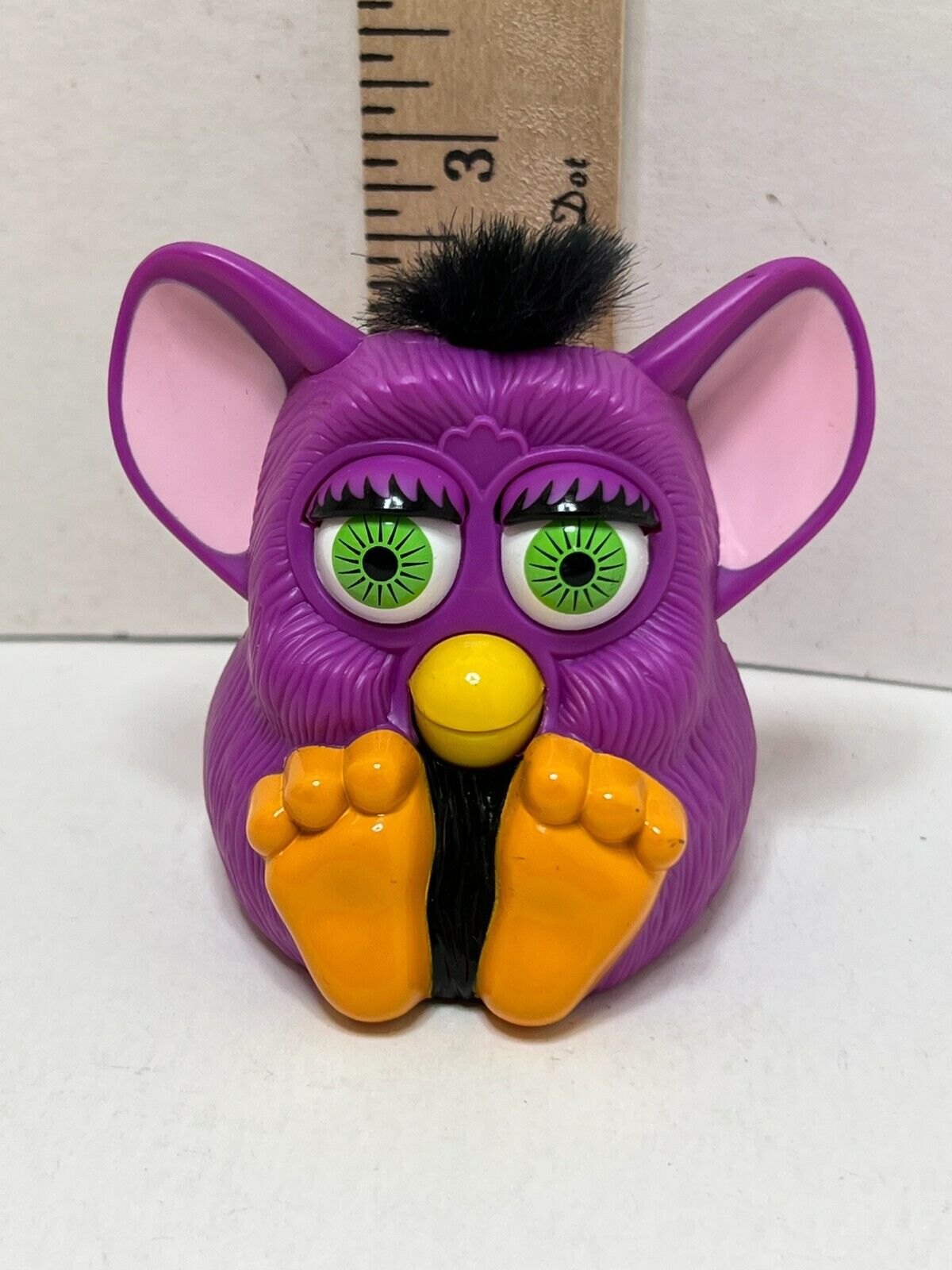 Vintage 1998 Tiger Electronics For Mcd. Corp Furby Purple Collectibles 2.6" Gl05