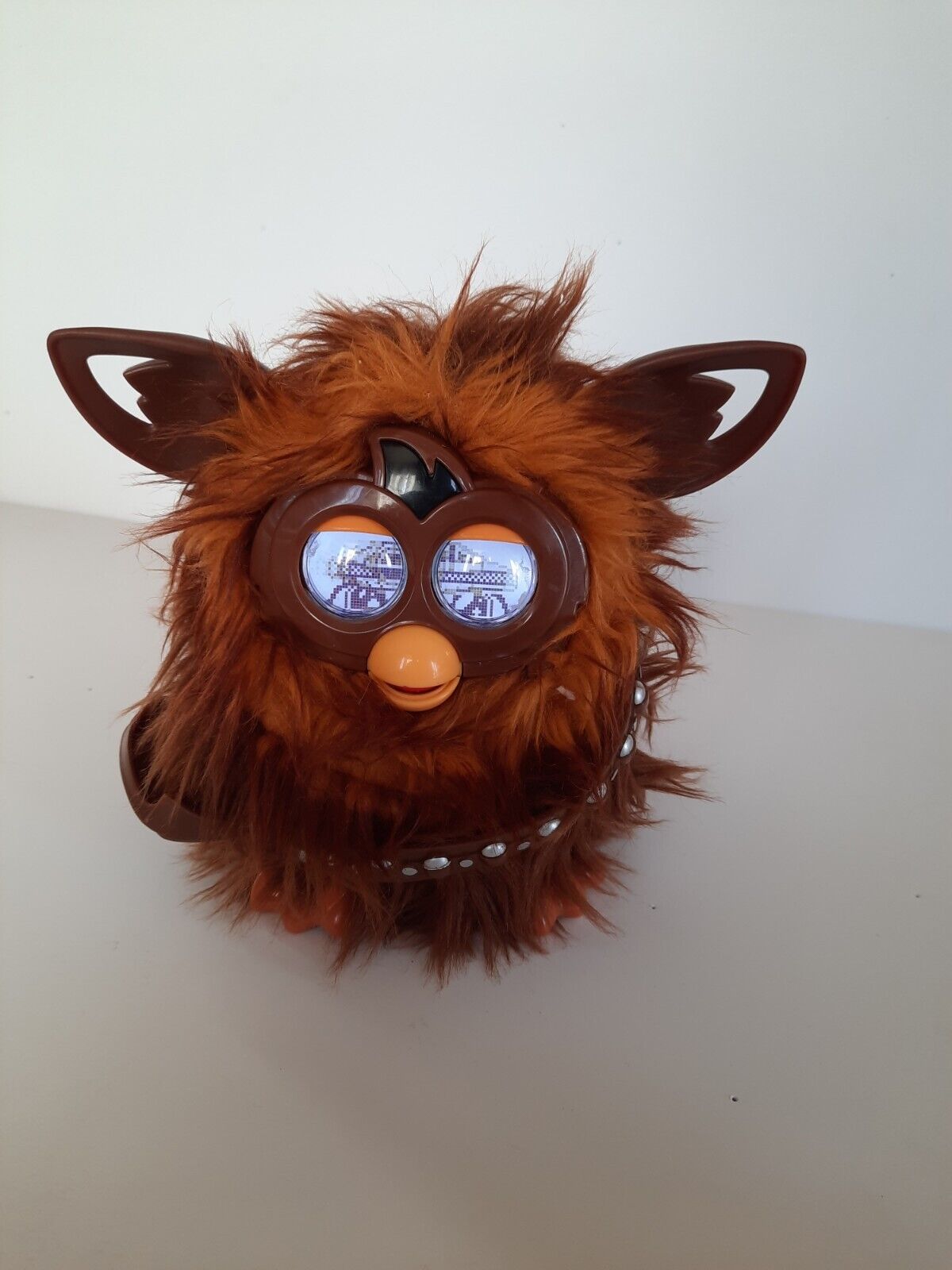 Furby Star Wars Chewbacca Furbacca Chewy Tested (eyes Light Up Talks) Hasbro