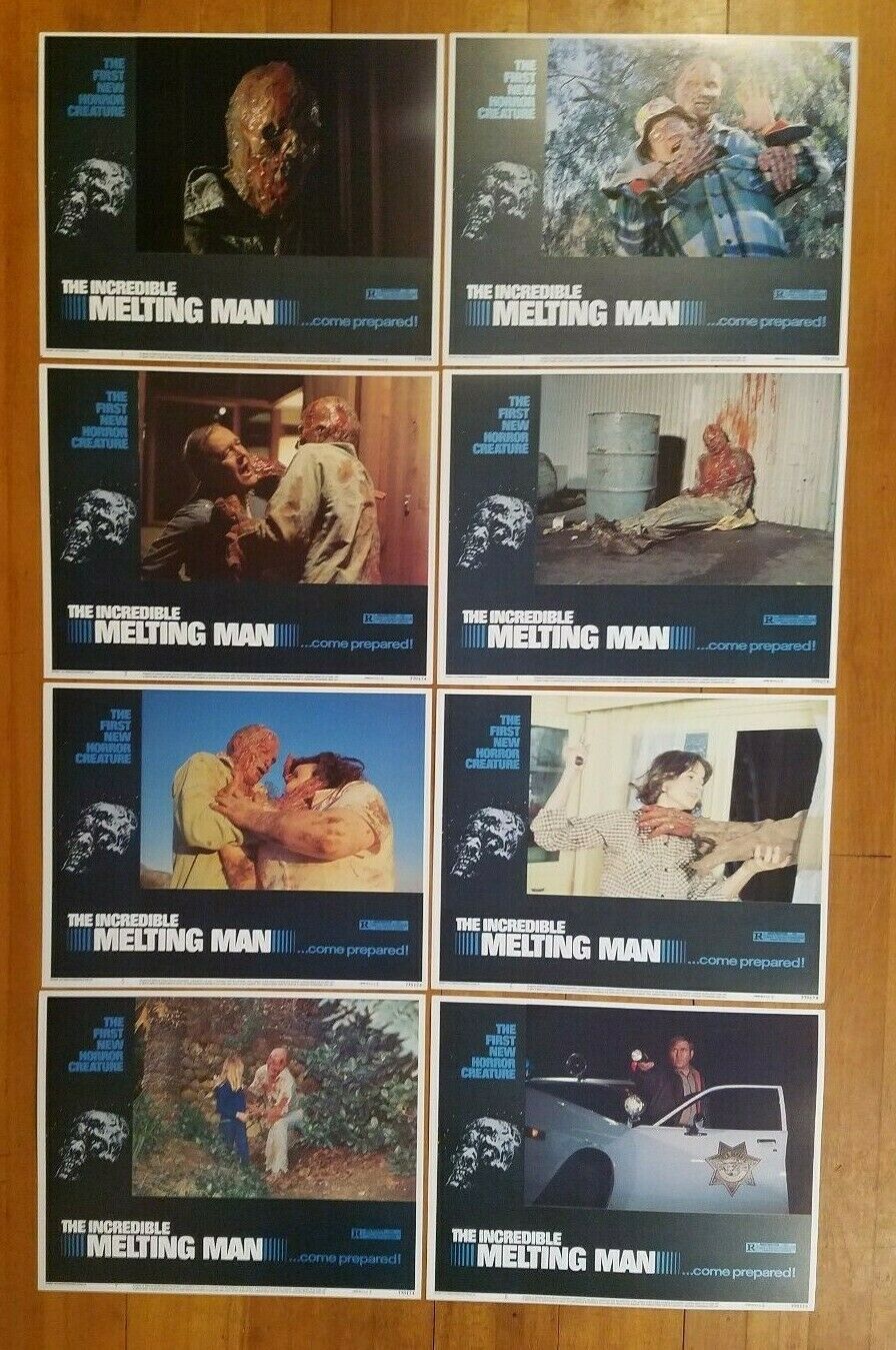 Incredible Melting Man 1977 Original Complete 11"x14" Lobby Card Set Of 8 770174