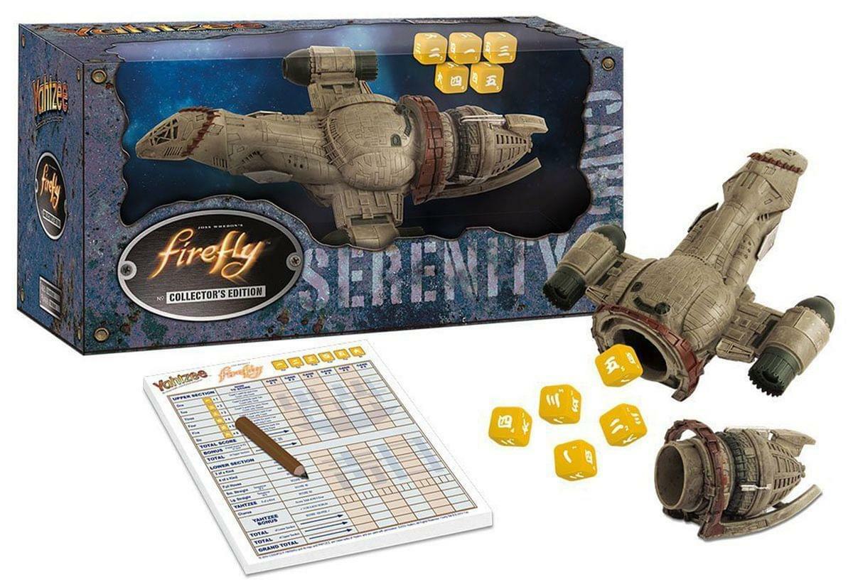 Yahtzee - Firefly Themed Collector's Edition w/ Serenity Spaceship Dice Cup