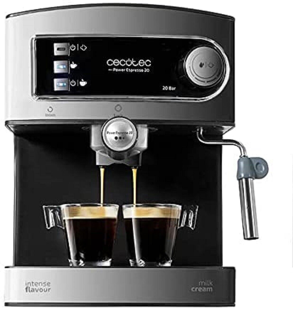 Cecotec Coffee Maker Express Manual Power Espresso 20. 850W 50.7oz 20 BAR