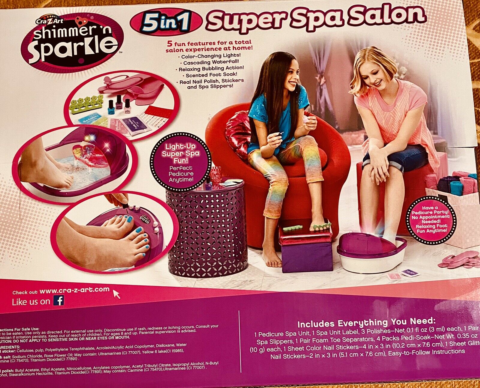 5 in 1 Super Salon Spa toy for girls