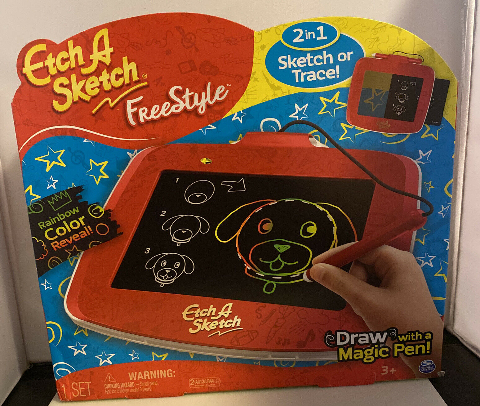 New Etch A Sketch Freestyle, 2-in-1 Drawing And Tracing Pad With Magic