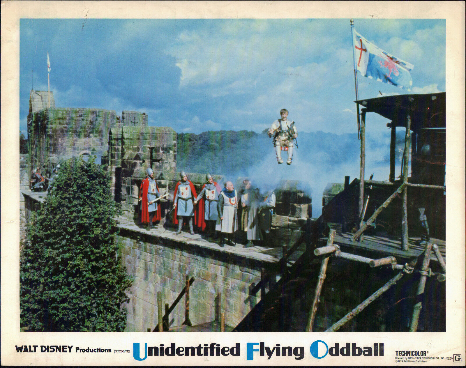Unidentified Flying Oddball Orig1979 Disney Lobby Card Movie Poster Dennis Dugan