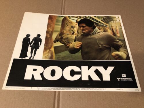Rocky Lobby Card #5 Boxing Movie Sylvester Stallone 1977 Rare