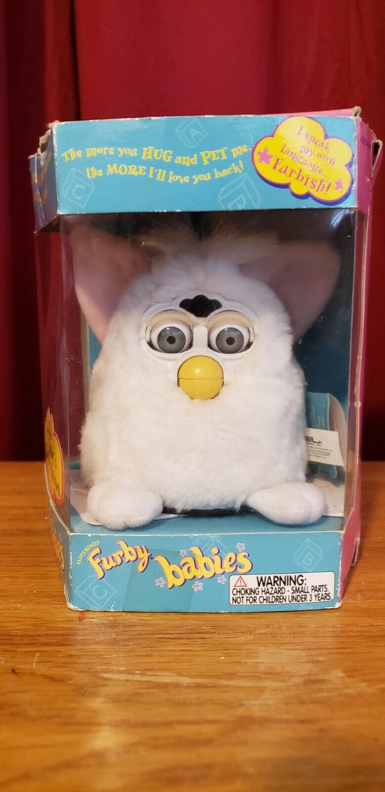 Furby Babies 1999 Model 70-940, White, NIB Pre-owned Never Used