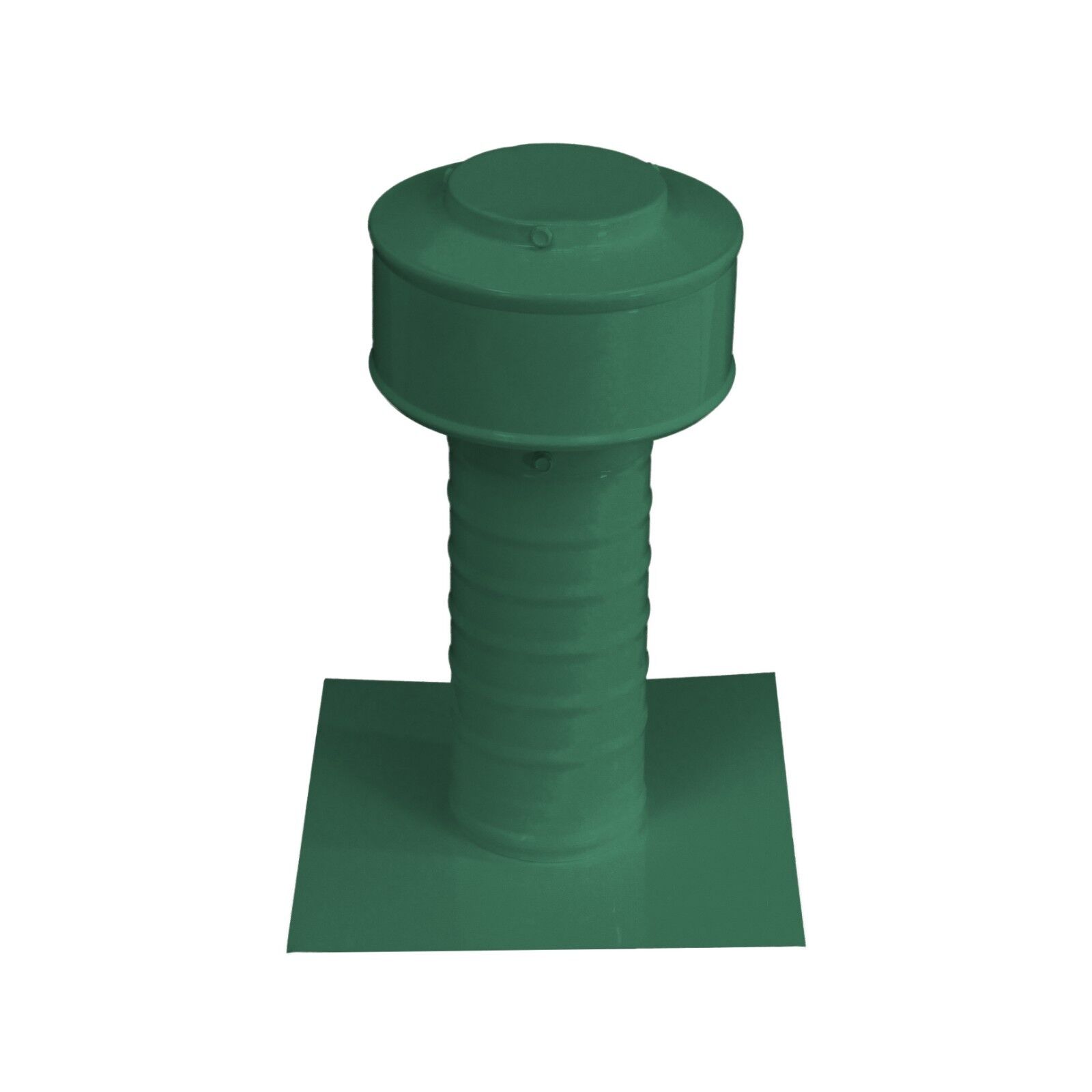 3 inch diameter Keepa Vent an Aluminum Roof Vent for Flat Roofs in Green