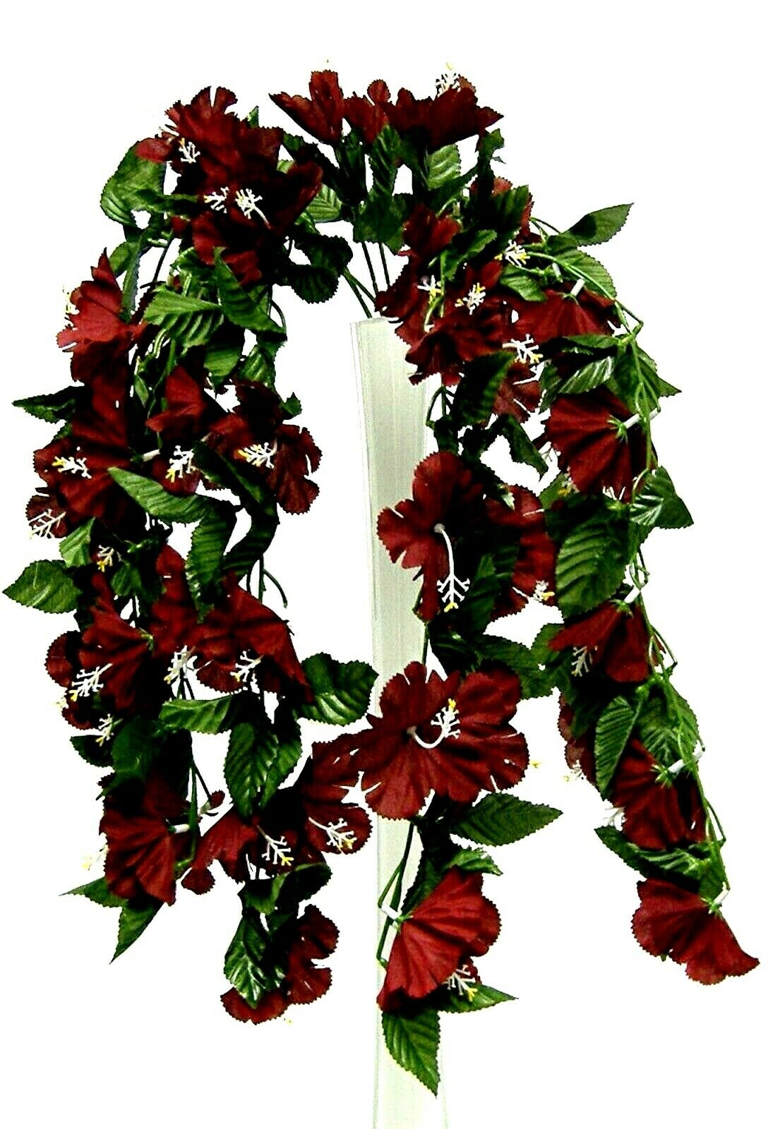 26" Hanging Hibiscus Bush Artificial Silk Flowers Wedding Arch Centerpiece Vines