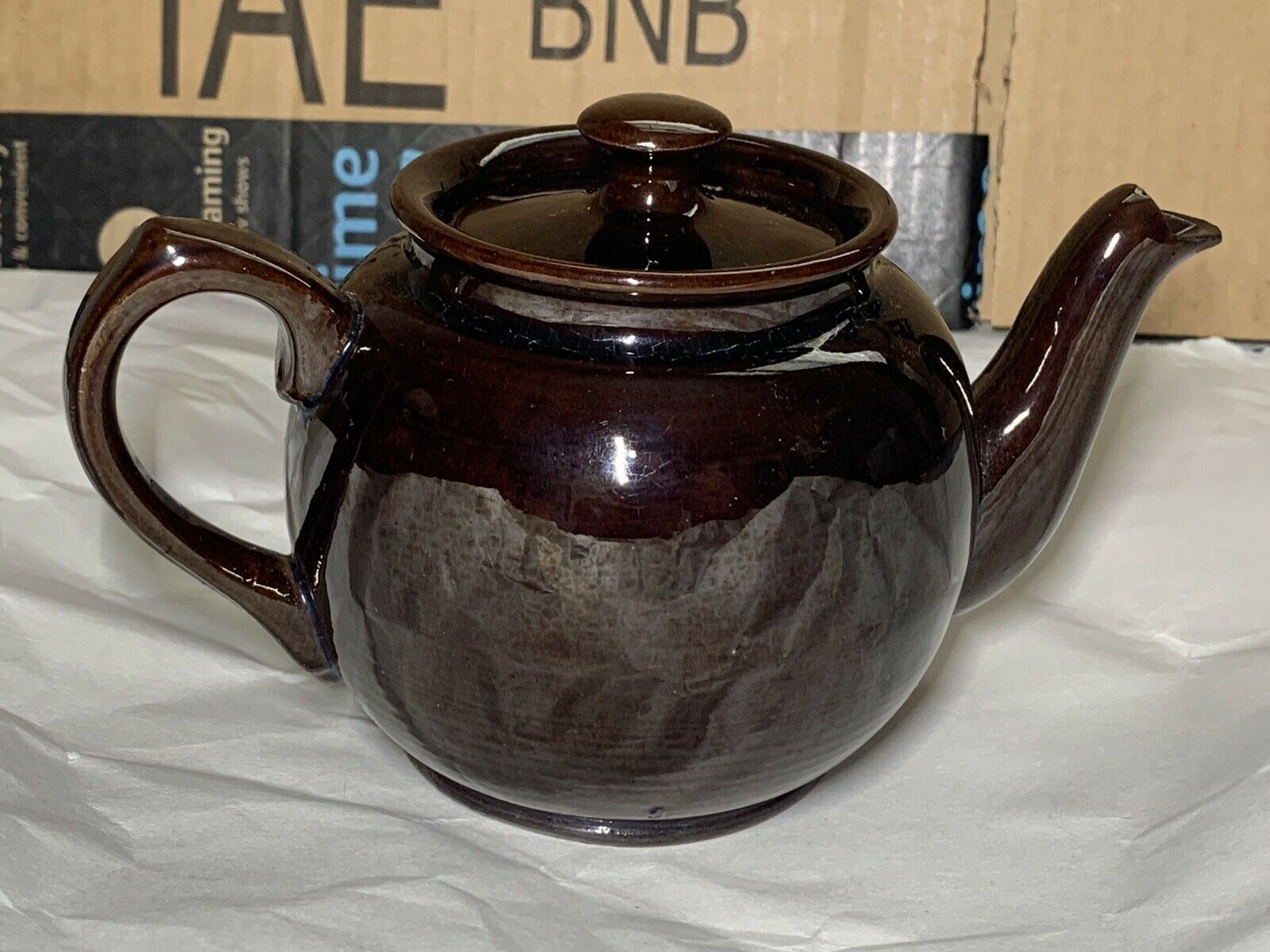 Sadler Made In England Brown Betty Teapot