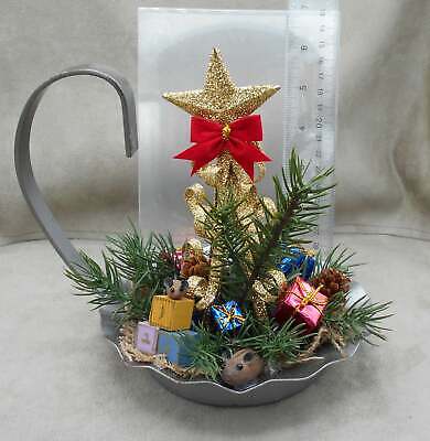 Christmas Tree With Mice Mini-scene Candlestick