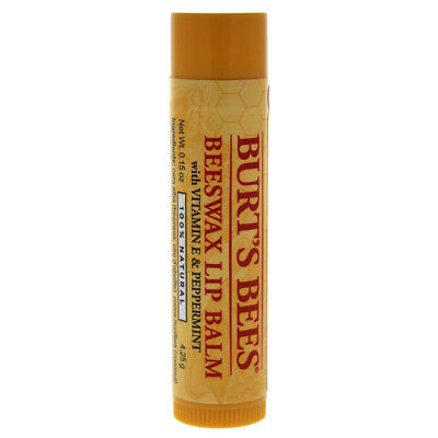 Beeswax Lip Balm With Vitamin E & Peppermint by Burt's Bees for Unisex - 0.15 oz