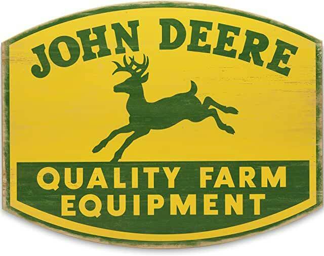 JOHN DEERE TIN SIGN NOTHING RUNS LIKE A FARM TRACTOR QUALITY EQUIPMENT 19.5 X 15