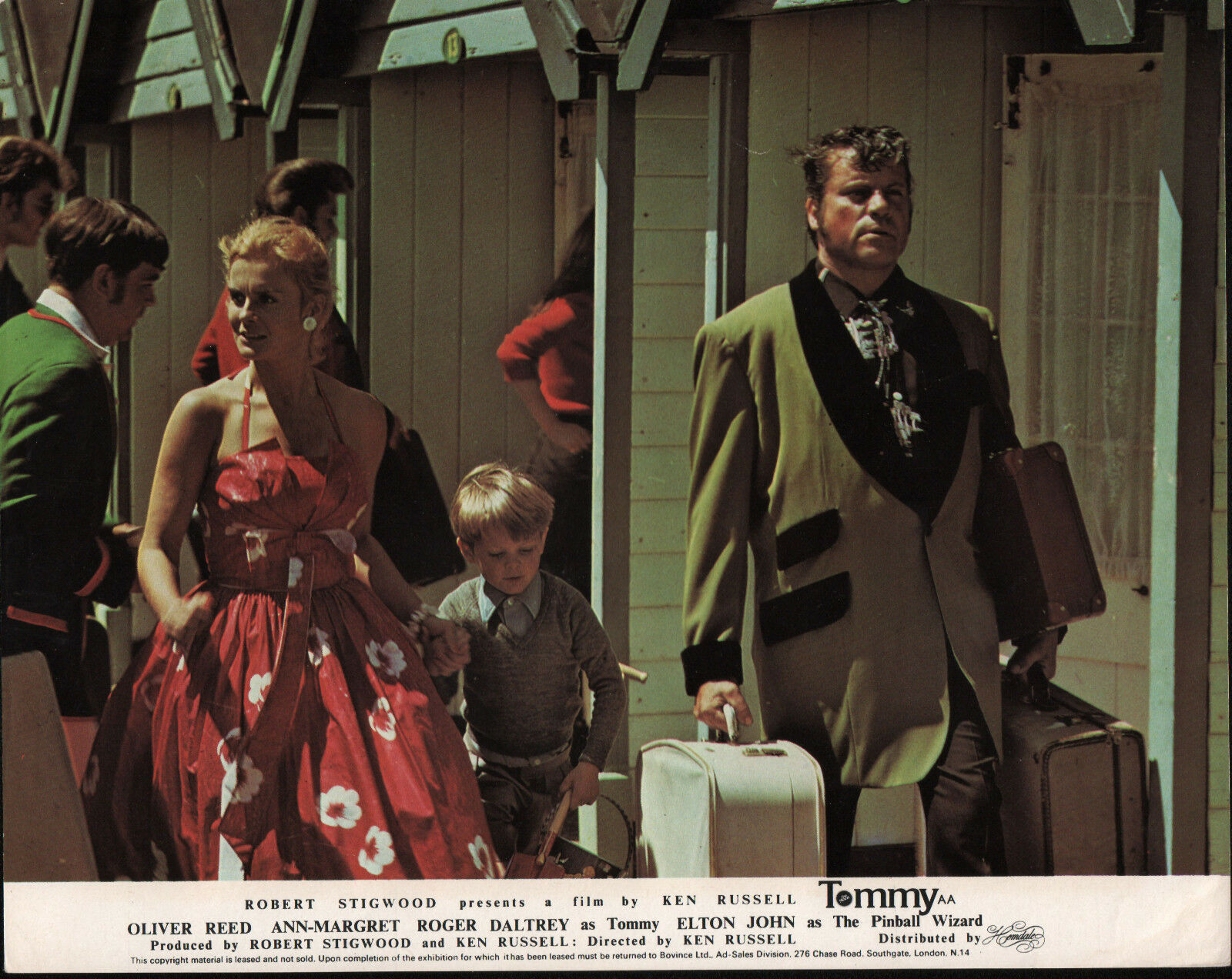 TOMMY original U.K. color FOH 1975 lobby photo ANN-MARGRET/OLIVER REED/THE WHO