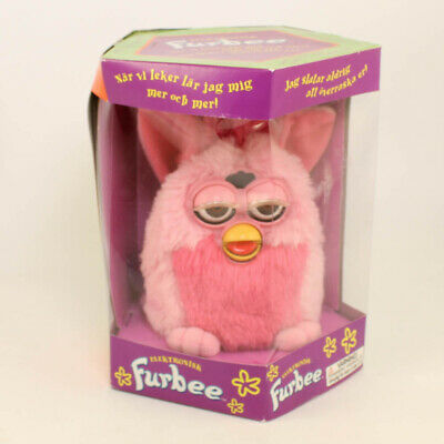 Tiger Electronics - Electronic Furby - Pink Flamingo Model 70-800 *non-mint Box*