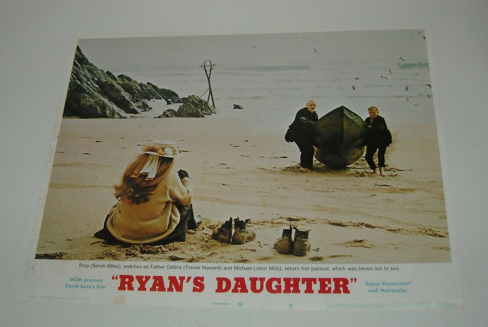 1970 Ryan's Daughter Lobby Card # 8 Sarah Miles Trevor Howard John Mills