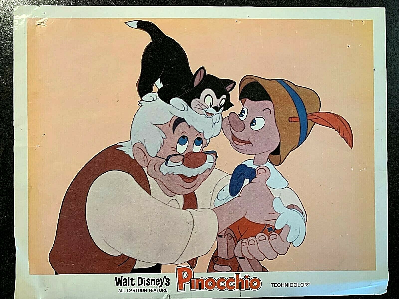 Disney's Pinocchio R-1971 Original Lobby Card -  Animated
