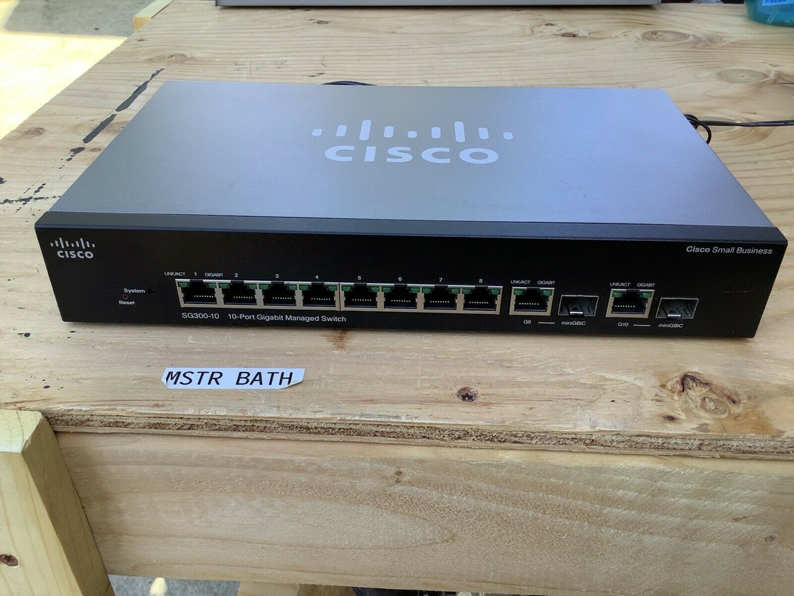 Cisco 300 Series Sg 300-10 10-port Desktop Switch