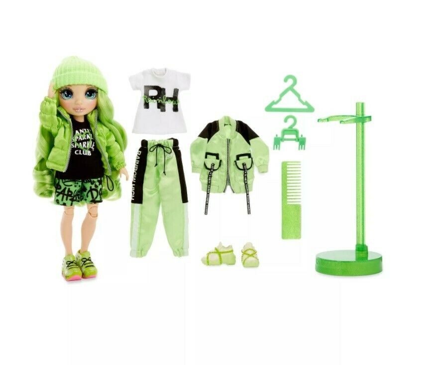 Rainbow High 79404255 Jade Hunter Green Fashion Doll With 2 Outfits