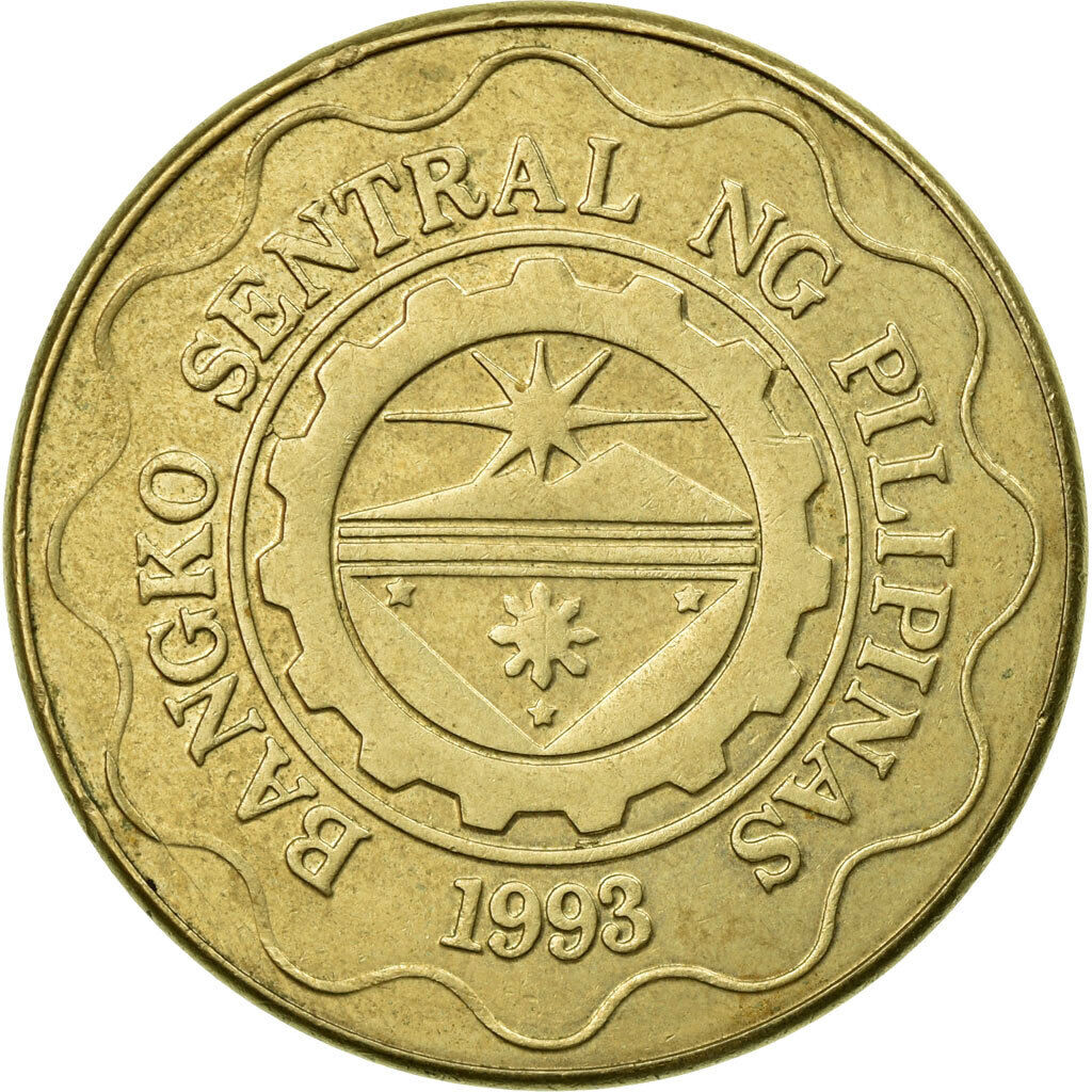 [#691797] Coin, Philippines, 5 Piso, 1997, Ef, Nickel-brass, Km:272