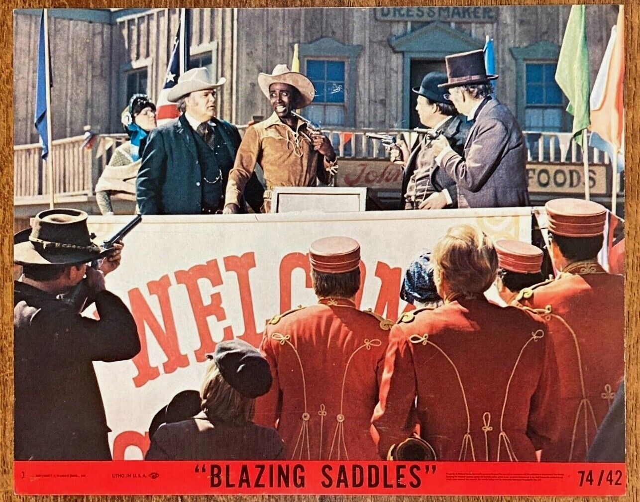 Blazing Saddles Original Movie Lobby Card Cleavon Little Mel Brooks Western