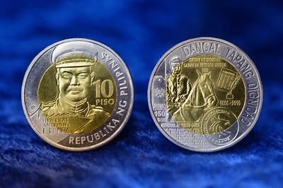 2017 Philippines 10 Piso Commemorative Coin Heneral Antonio Luna Uncirculated