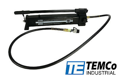 Temco Manual Hand Hydraulic Power Pack Pump 2 Stage 10,000 Psi 122 In3 Capacity