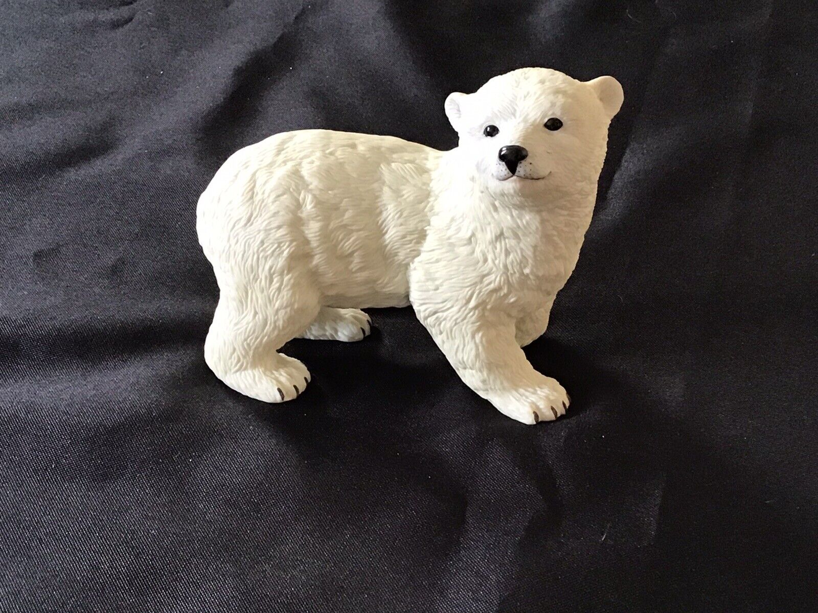 Polar Bear Cub Figurine 1996 By Lenox Porcelain Walking.