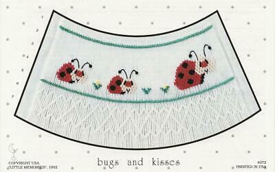 Bugs And Kisses Smocking Plate Little Memories Lady Bugs