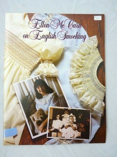 Ellen Mccarn On English Smocking Book Stitches Plates Stacking Pleating More