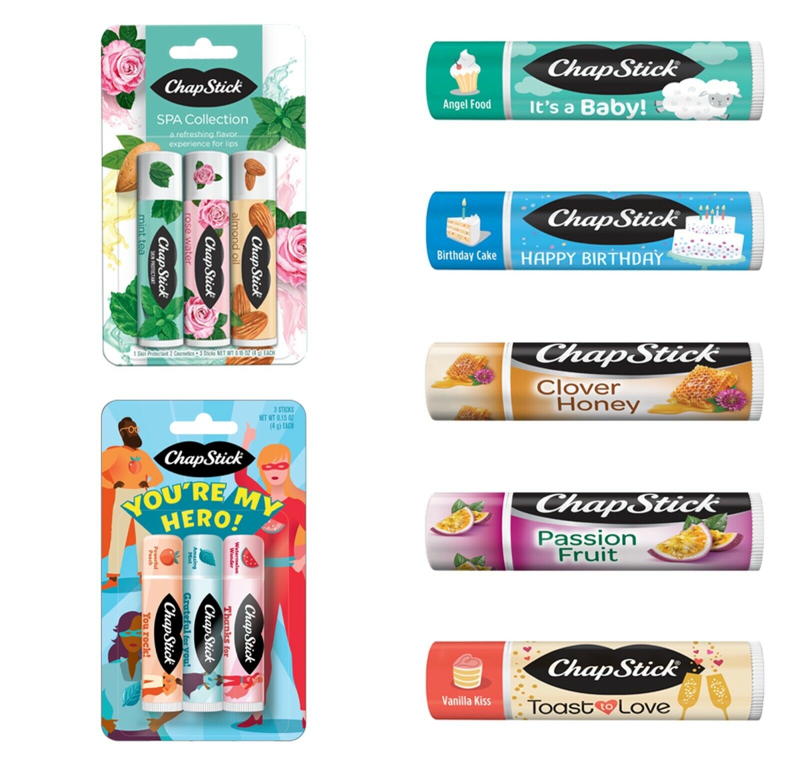 Chapstick Rare, Discontinued & Limited Edition  - You Pick Flavor