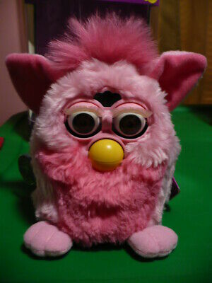 Hasbro Flamingo Furby With Brown Eyes-works-with Box