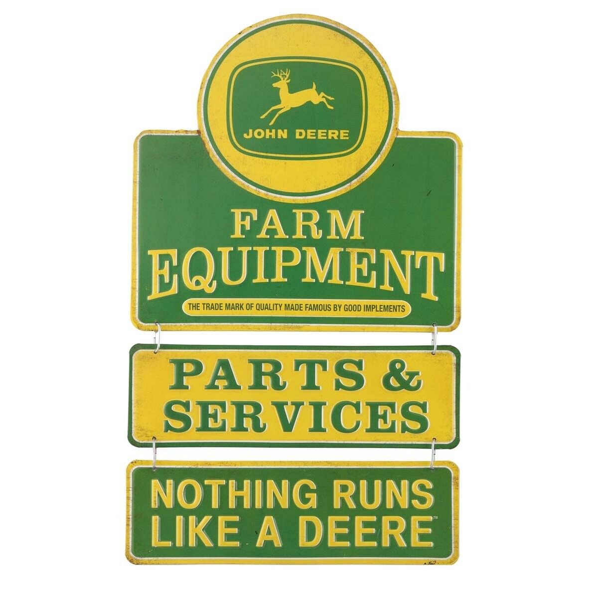 John Deere Linked Farm Equipment Sign Lp67210