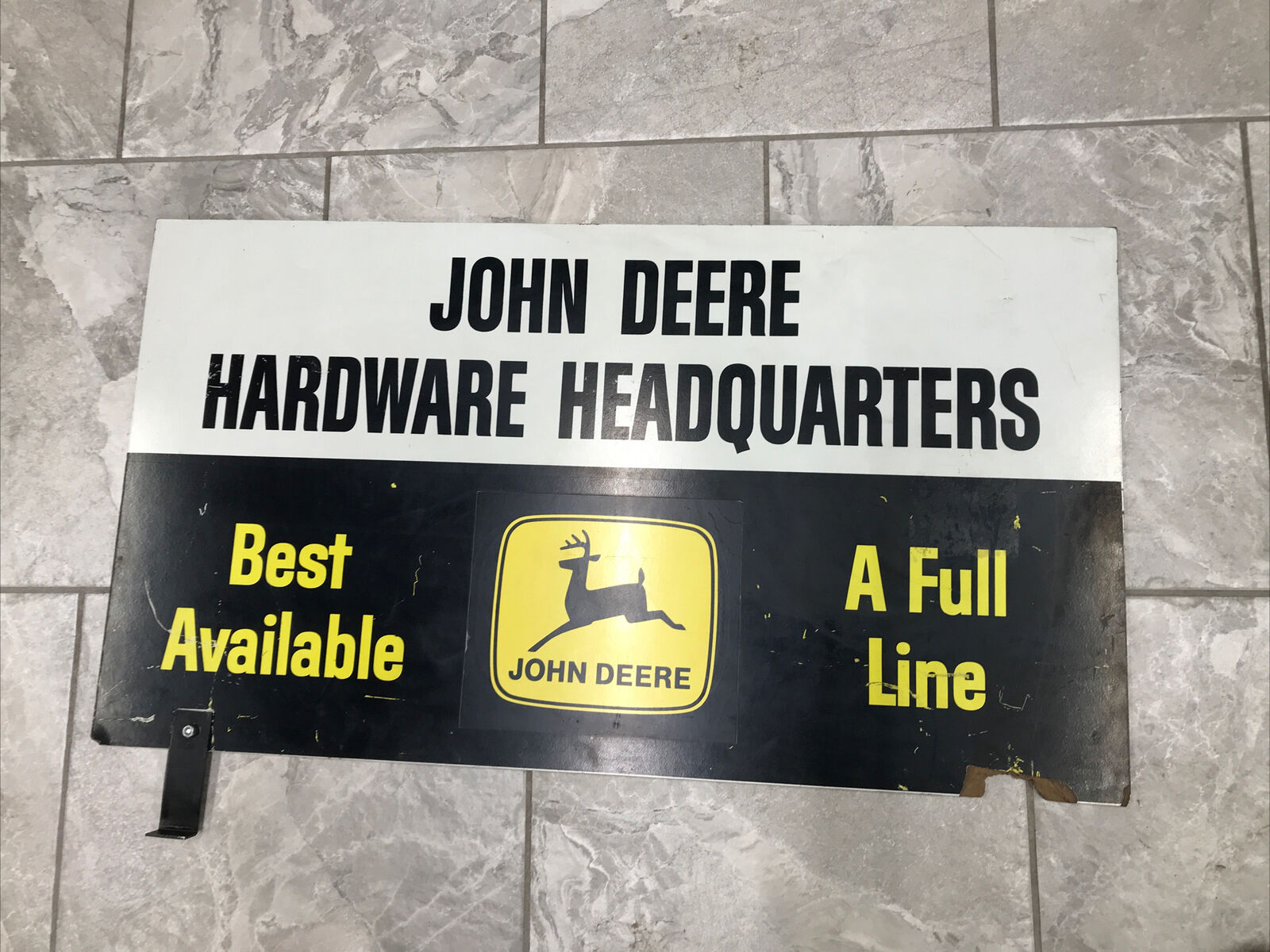 Vintage John Deere Advertising Wooden Sign