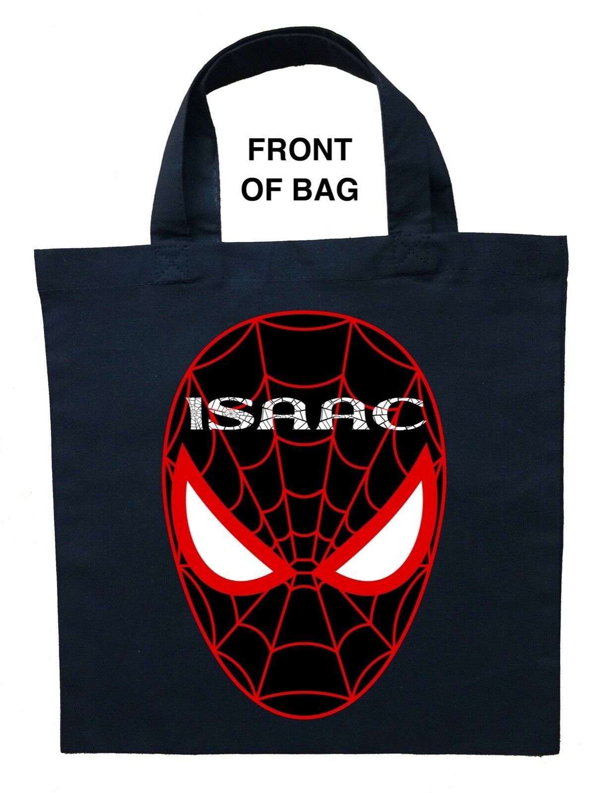 Spiderman Trick or Treat Bag - Personalized Spiderman Halloween Bag